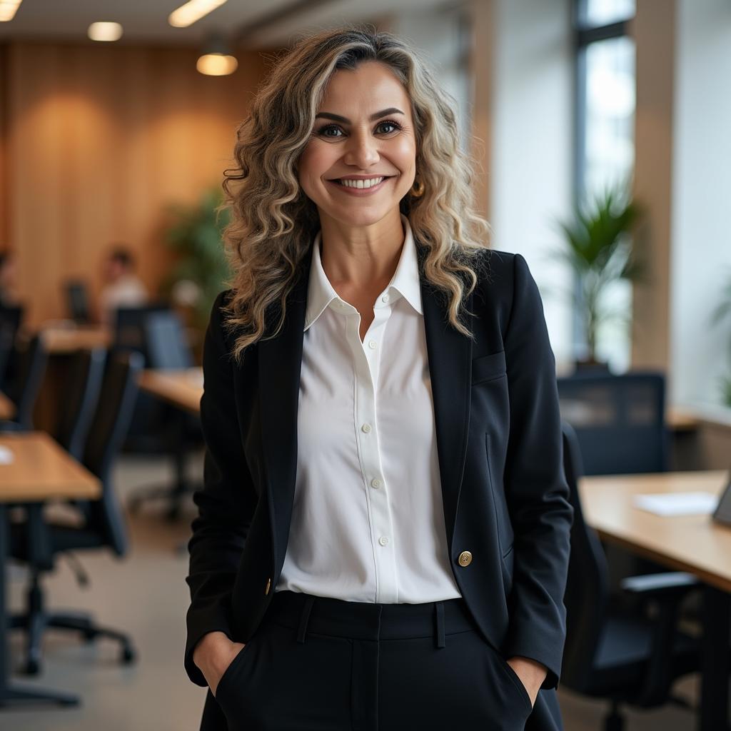 Retrato da psicopedagoga Tati Gomes